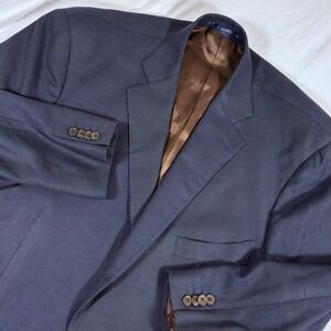 Suitsupply Blazer Mens 46R Lazio Wool Sport Coat Vitale Barberis Navy Blue